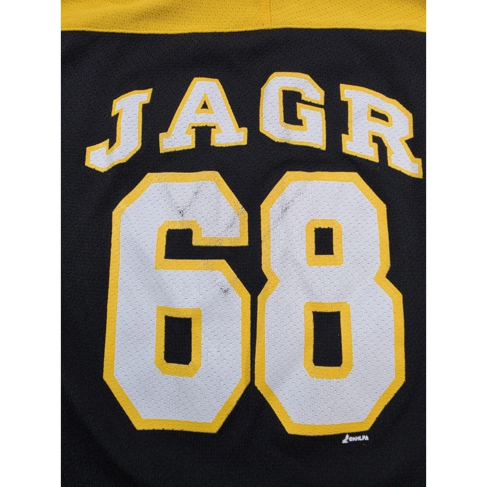 Vintage Pittsburgh Penguins #68 Jagr Youth M 10/12 NHL Hockey Jersey
